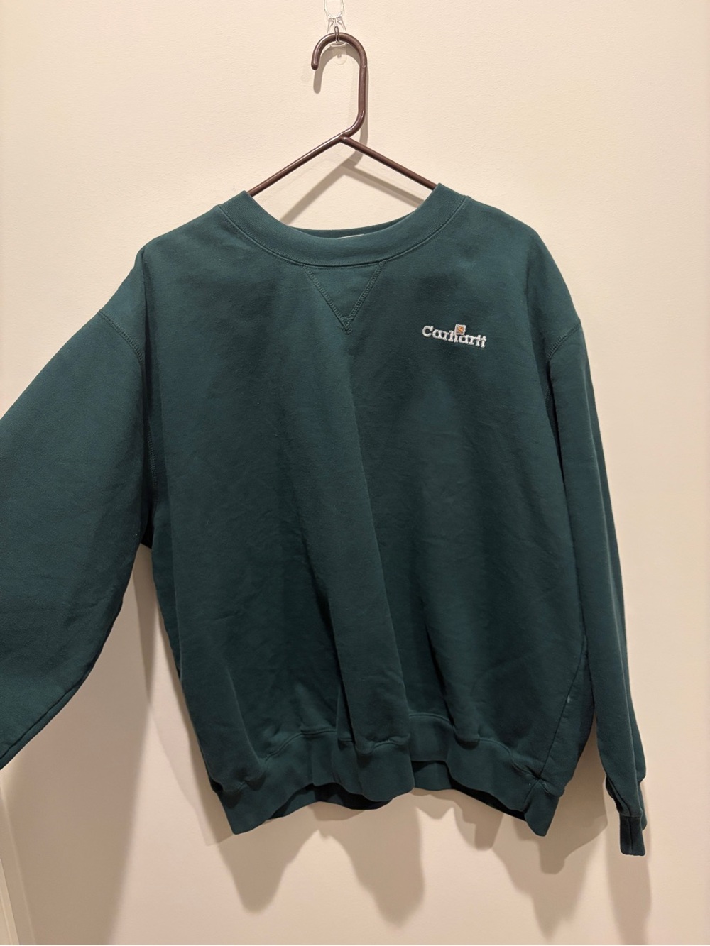 Carhartt Vintage Men's Forest Green Crewneck Sweatshirt
